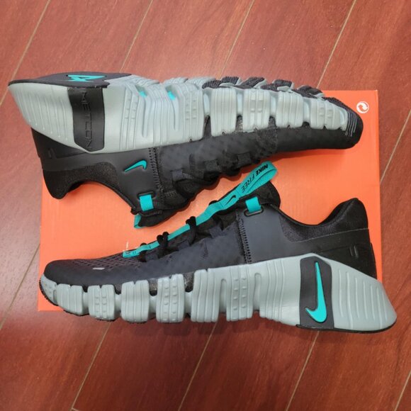 Nike Free Metcon 5 - Black Clear Jade - Picture 1 of 7